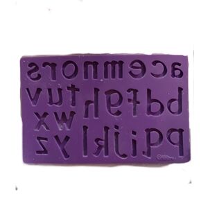 Wilton Purple Silicone Letter Mold